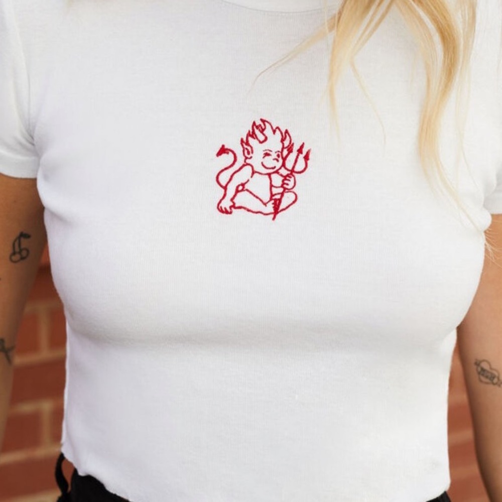 brandy melville/ john galt devil top